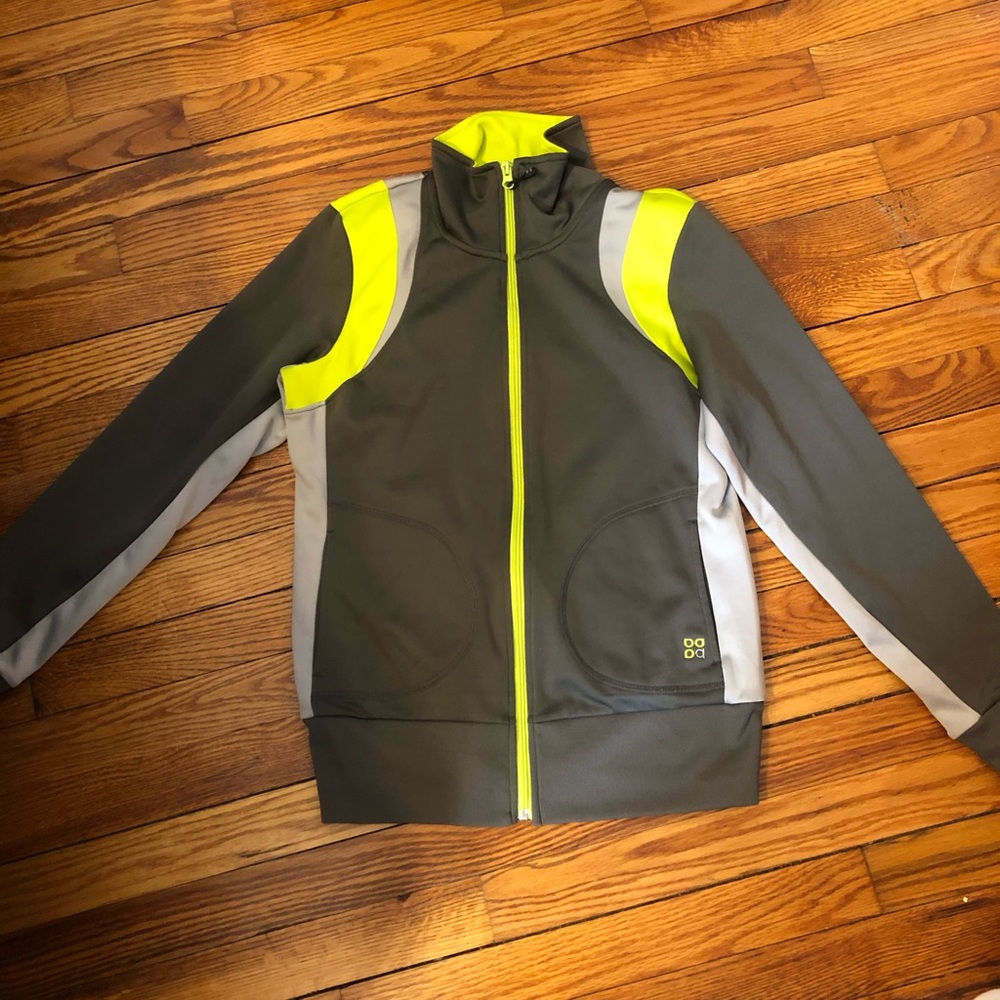 Gray and Yellow Jacket